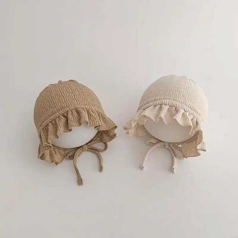 

Q22D Infant Hat with Earflaps Comfortable Cotton Hat Unisex Infant Hat Lightweight