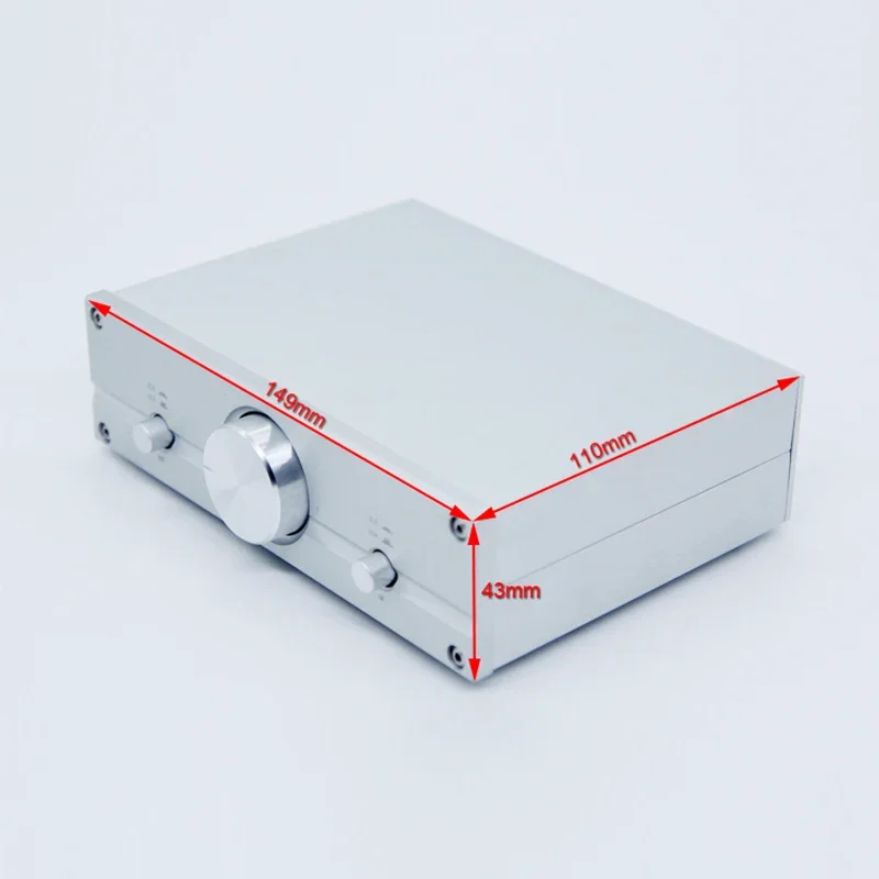 BRZHIFI Classic Silver WEILIANG AUDIO FV2 Fully Balanced Passive Preamplifier Bass Volume Controller Preamp Home Stereo Pre Amp