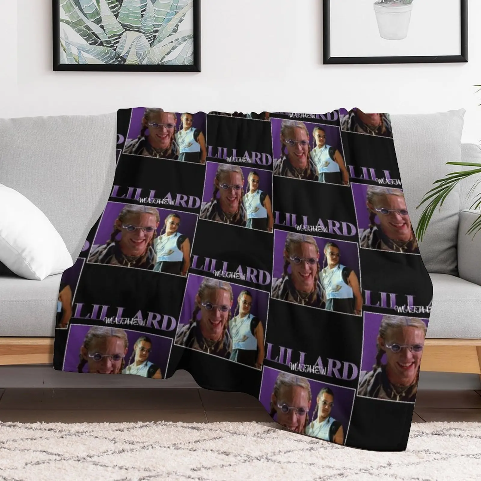 des années 90 Matthew Lillard Throw Blanket Soft Big Plush Blankets