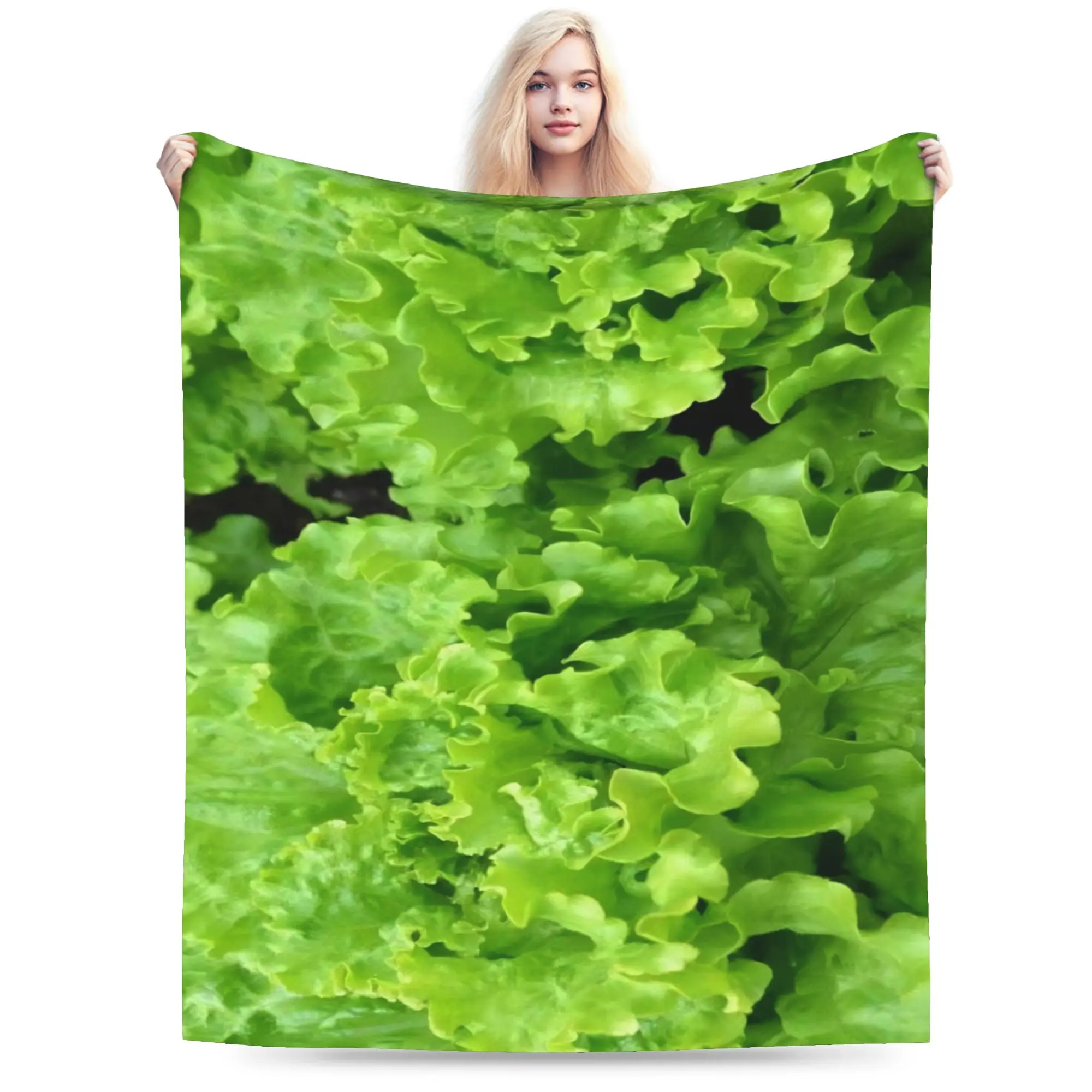 Cabbage  Accessories Blanket Soft Flannel  Throw Blanket Relax Quilt