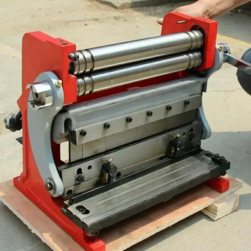 Small 610 plate rolling machine bending shearing machine 3-in-1 machine tool Functions multi-manual shearing
