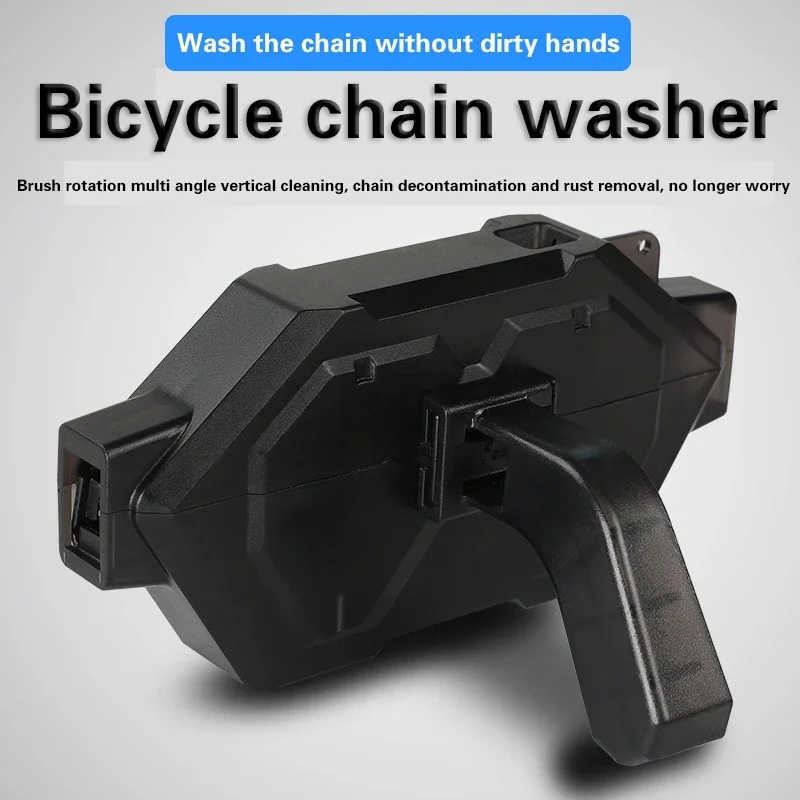 Bike Clean Machine Brushes Scrubber Wash Tool Portable Bicycle Chain Cleaner Mountain Cycling Cleaning Kit Outdoor Emergency