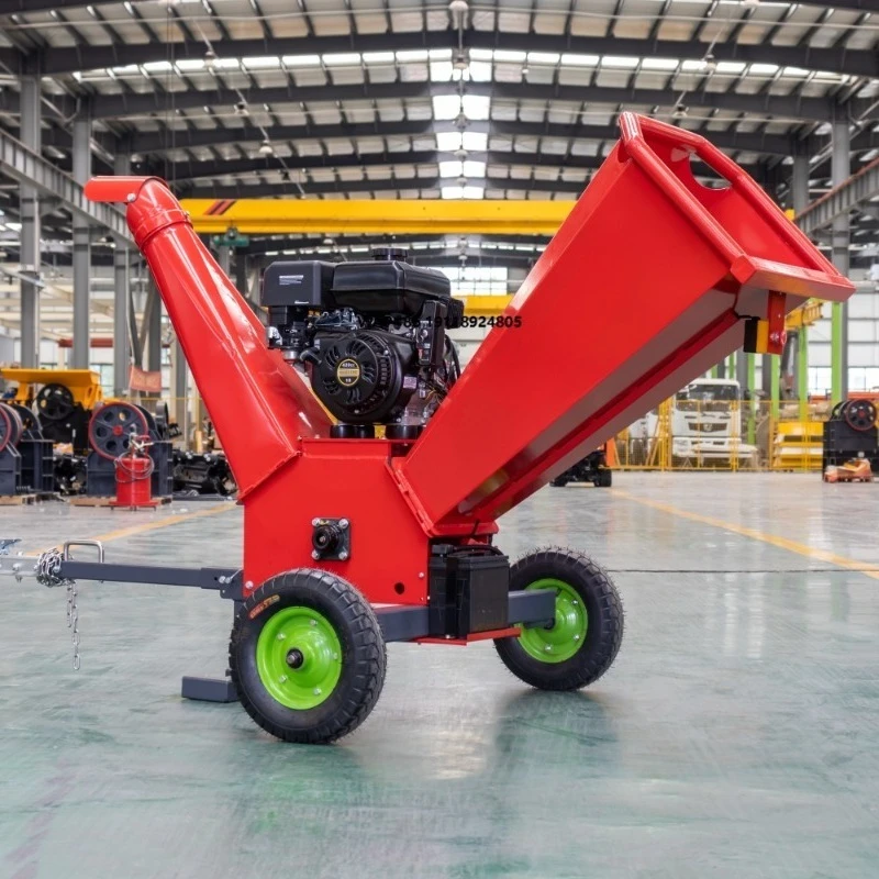 

300 Wood Chipper Shredder Tree Branch Crusher Machine With 15HP Engine