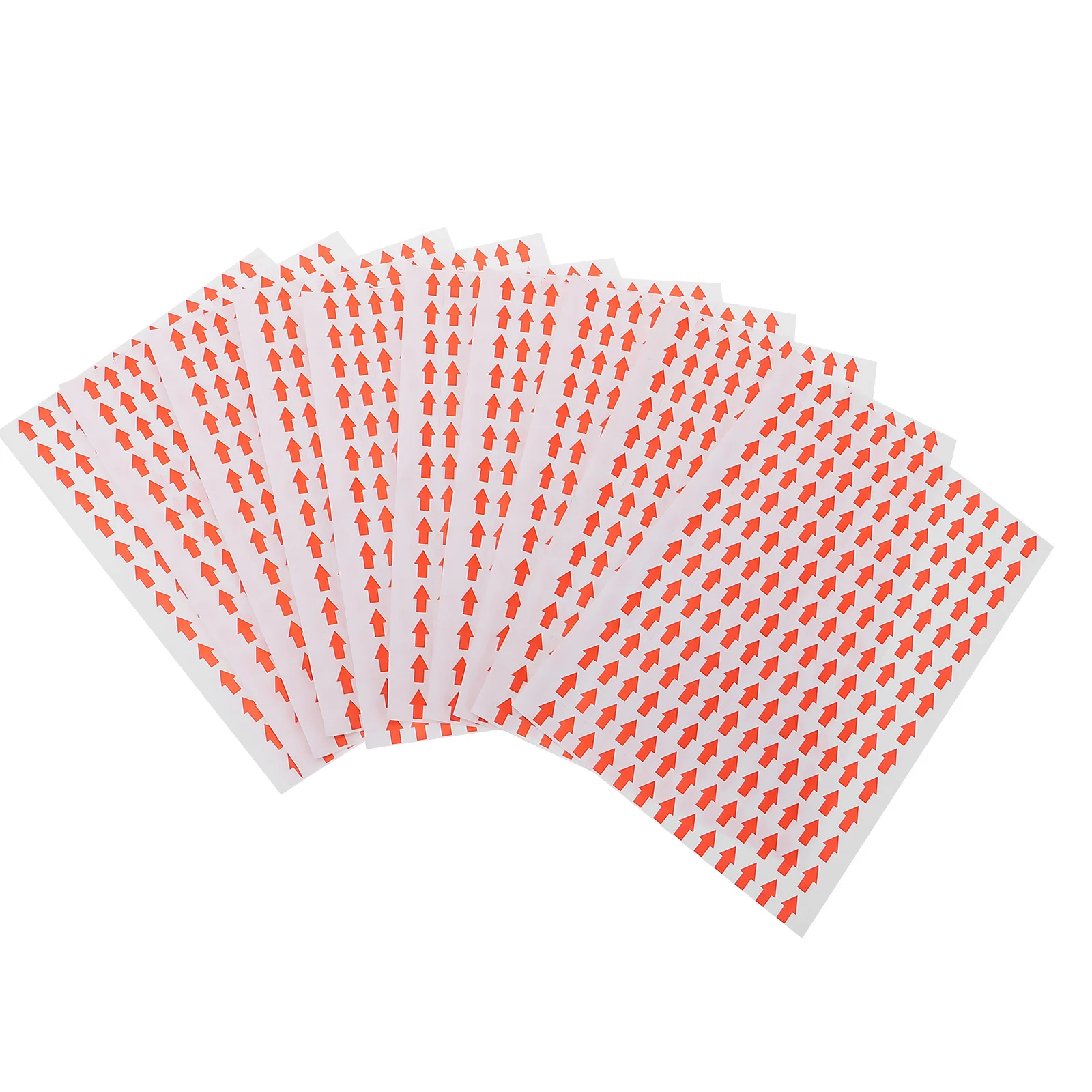 1000Pcs Arrowhead Directional Stickers Indicator Labels Easy Peel Practical Application for Factories Schools Warehouses