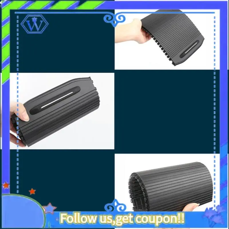 

M46K-Car Center Console Water Cup Holder Curtain For VW PHIDEON 2016-2023 Drink Holder Slide Roller Blind