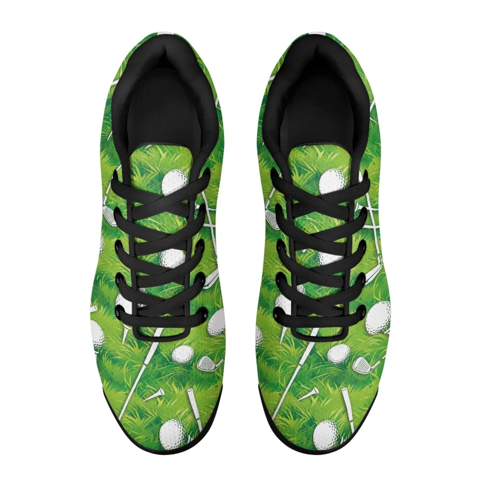 PENSTROLL Golf Grass Running Walking Shoes Mesh Athletic Shoes Breathable Cross Trainers for Workout