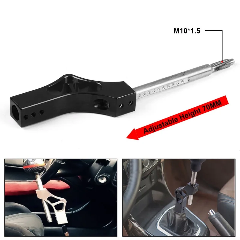 Cross-Border Car Modification Fittings Gear Shift Lever Gear Head Lengthening Bar Adjustable Extension Gear Shift Lever Shift Le