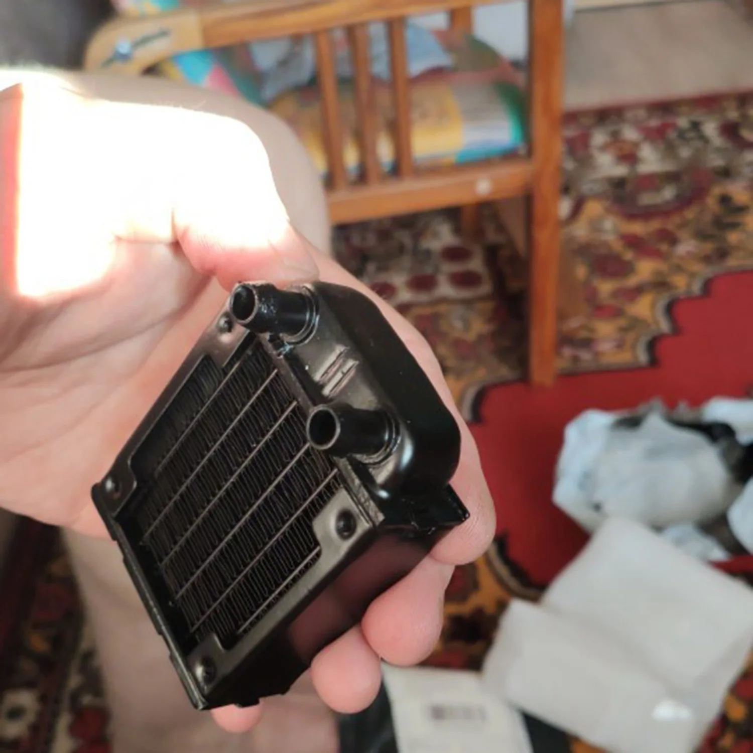 مشعاع ألومنيوم لتبريد المياه من BFYLW PC متعدد القنوات 60 مم لجهاز التجميل LED للكمبيوتر