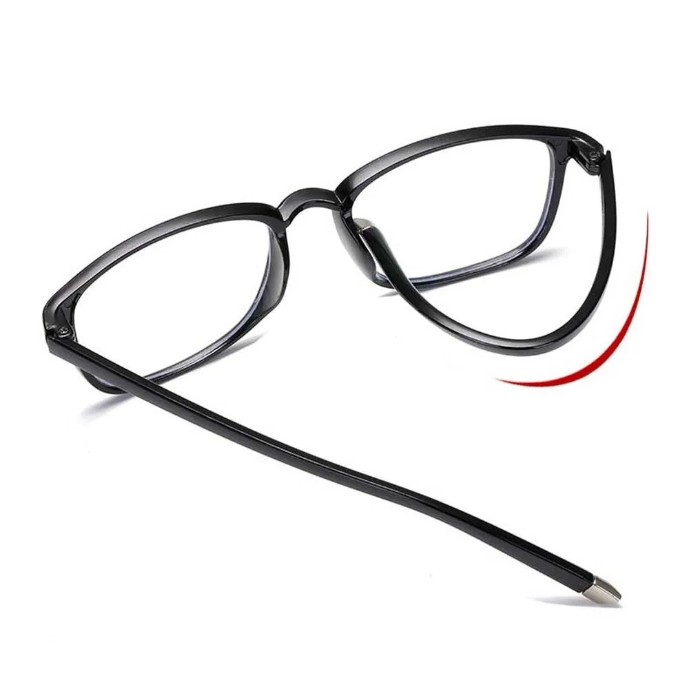 Short Sighted Spectacles Nearsighted Glasses Square Eyewear Vision Care Computer Eyeglasses Black Purple Grey TR90