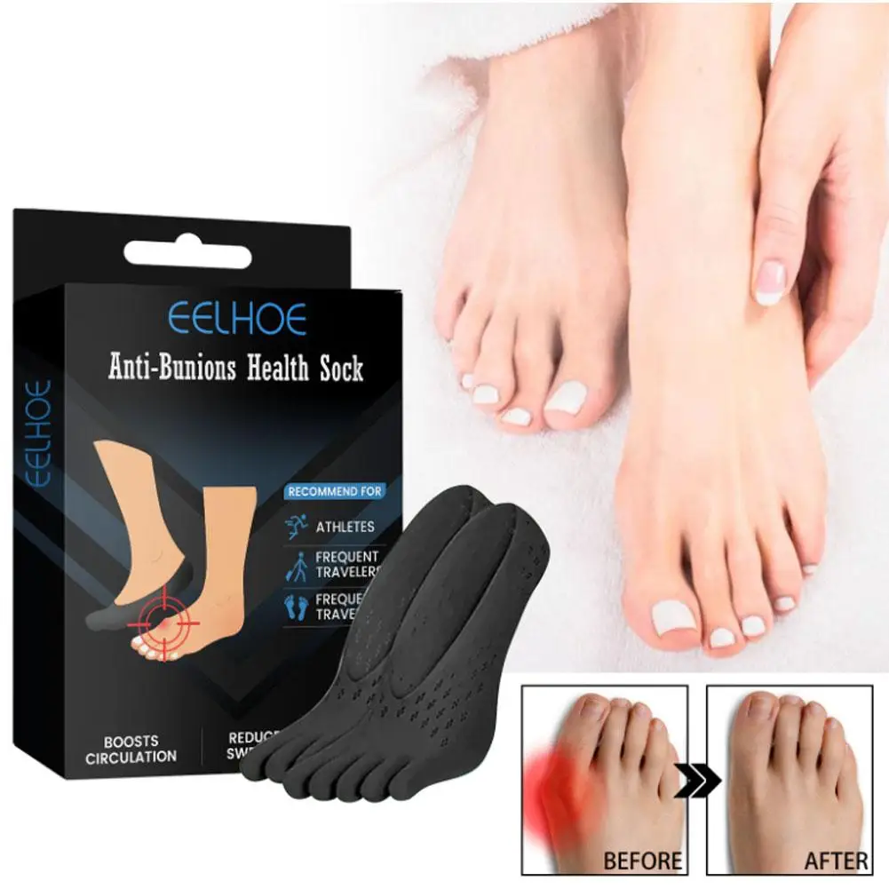 1PC EELHOE Anti-Bunions Health Sock valgo Toe Bunion Corrector sollievo dalla rigidità del dolore per gli sport all'aria aperta I2J6