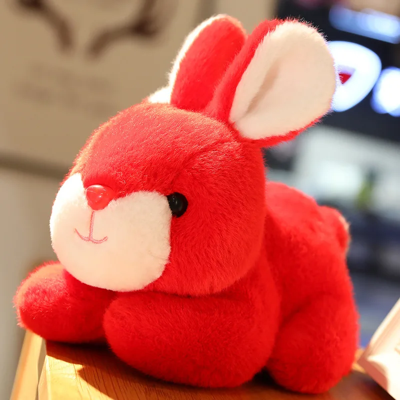 

Rabbit Plush Doll Simulated New Cute Rabbit Toy Children Doll Gift Wholesale Rabbit Year Mascot