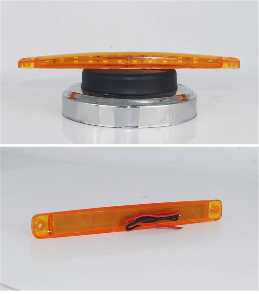 20PCS Yellow 12LED Truck LED Marker Lights Truck LED Side Marker Lighting Marker LED Lamp 24 v Truck Parking Lights For Trailers