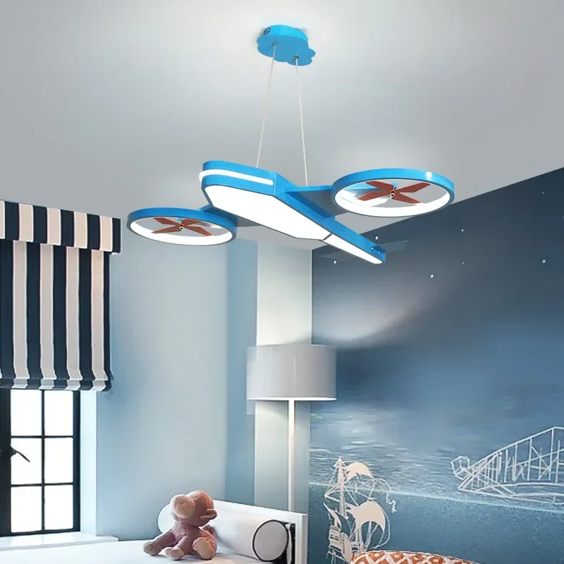 Creative Cartoon Air Plane Kids Ceiling Light Baby Boys Girls Children Kids Room Light Bedroom Lamp Nursery Decorative Lighting