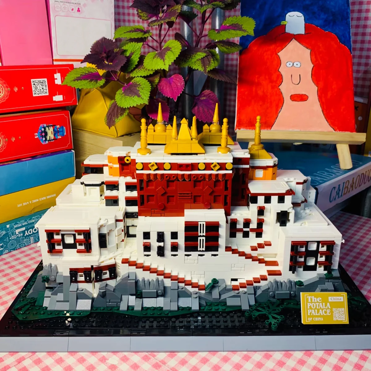 

1464PCS The Potala Palace building Blocks Street View Medieval World-famous Construction Model Bricks Assemble Children Toys