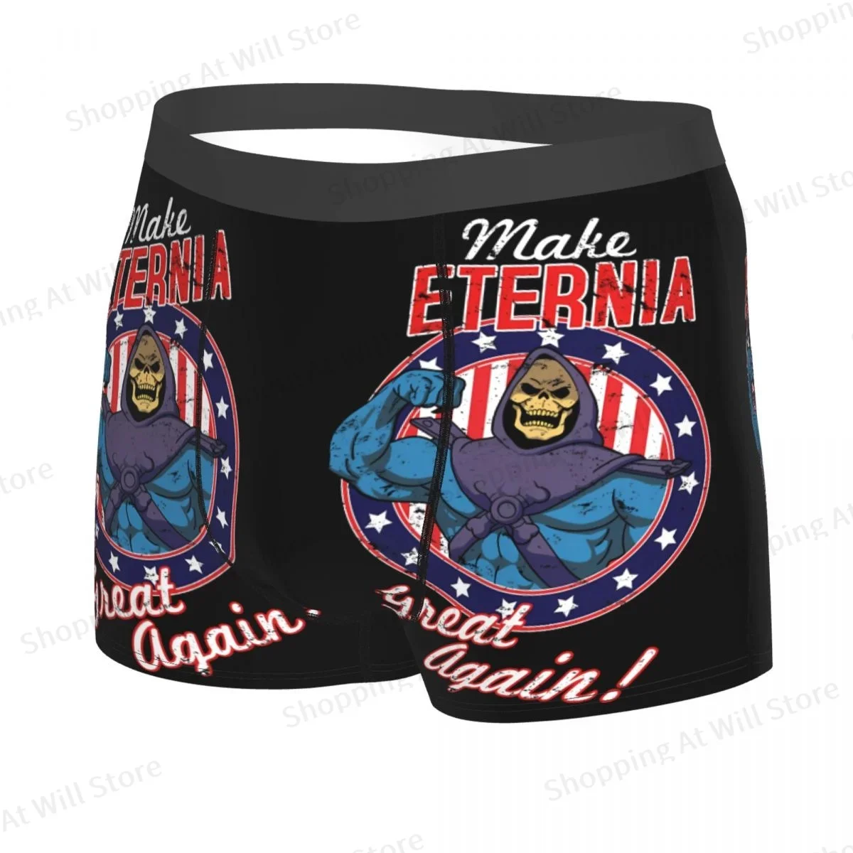 Make Eternia Great Again Man's Printed Boxer Briefs Underwear Masters Of The Universe Highly Breathable Top Quality Gift Idea