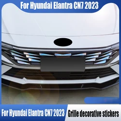 For Hyundai Elantra CN7 2023 Colorful stickers for grilles decorative stickers for grilles