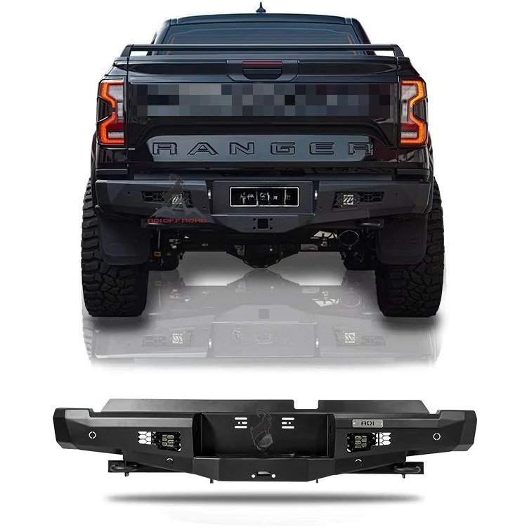 

High Quality With LED Fog Lamp Shackle Iron Front Bumper Rear Bumper for RANGER 2022 2023 XLT T9 PX4