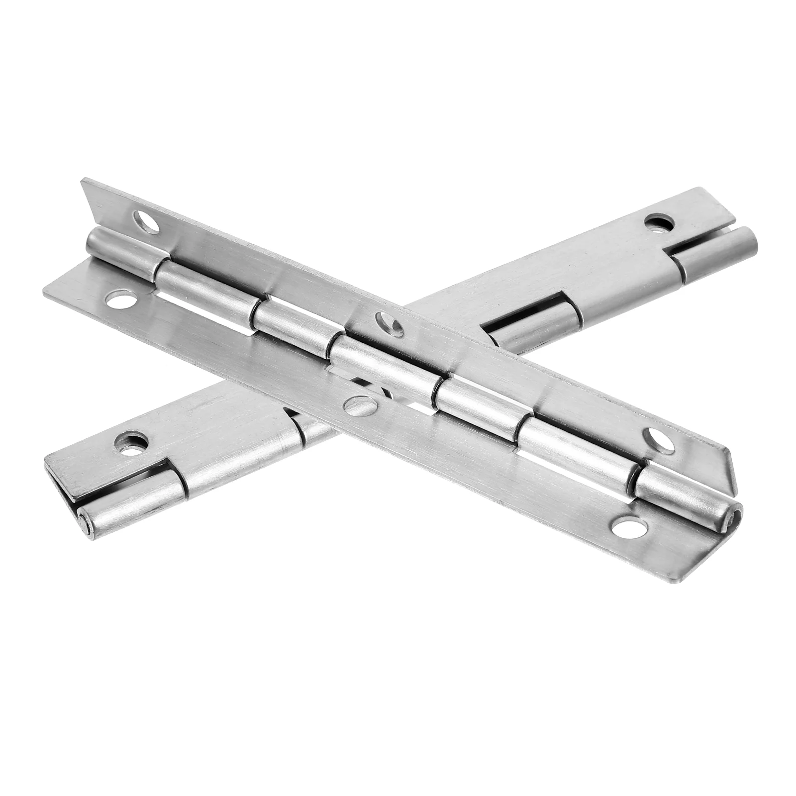 2 Pcs Piano Hinge Table Hinges 6 Inch Cabinet Continuous Stainless Steel Heavy Duty Butt for Doors