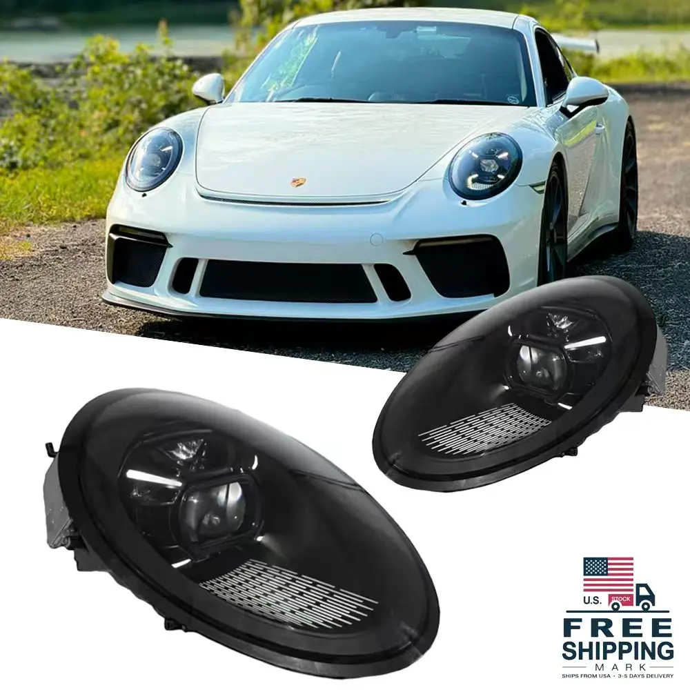 

Car Lights Full LED Front Lamps For 2012-2018 Porsche 911 PDLS Matrix Laser Headlights Assembly 991 Signal Lamp