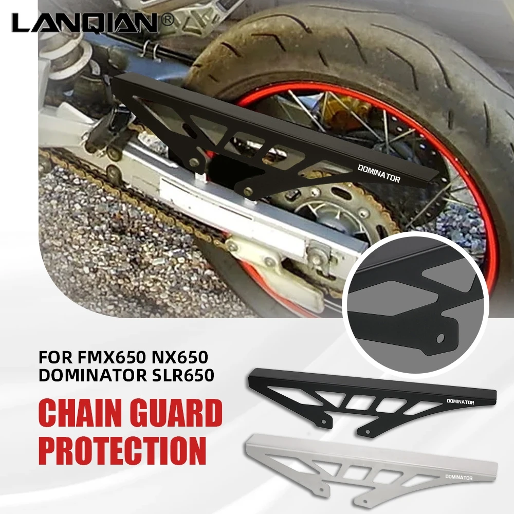 

Motorcycle Chain guard FOR Honda SLR650 FMX 650 NX650 Dominator Pulley Chains Protection Cover Stablize chain guard 1988-2007