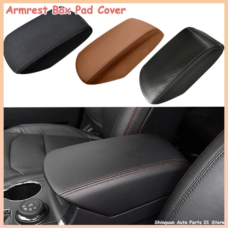 Couvre-accoudoir de console centrale pour Ford Explorer 2011-2019, protection de couvercle en cuir, design à enfiler