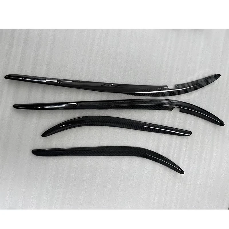 For Maserati GranTurismo GranCabrio 2008-2019 Dry Carbon Fiber Additional Interior Door Panel Trim Kit