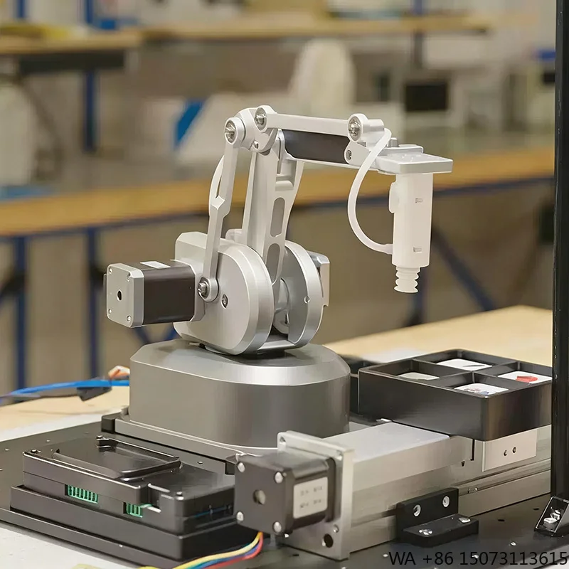 Multi-Functional Desktop Robot Arm: All-in-One Plotter,  Engraver, 3D Printer, and Manipulator