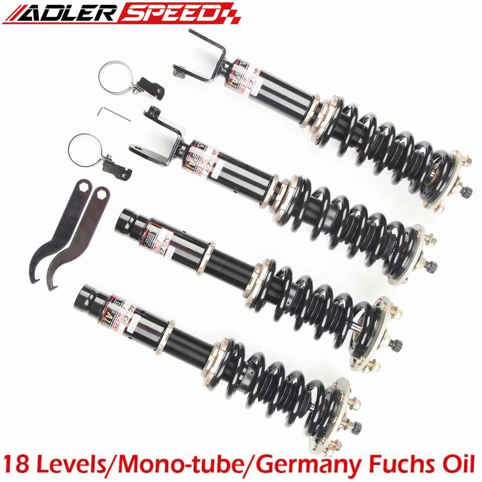 

ADLERSPEED Coilovers Suspension Kit w/18 Way Damping Adjust For Acura TL FWD / AWD (UA8/UA9) 2009-14