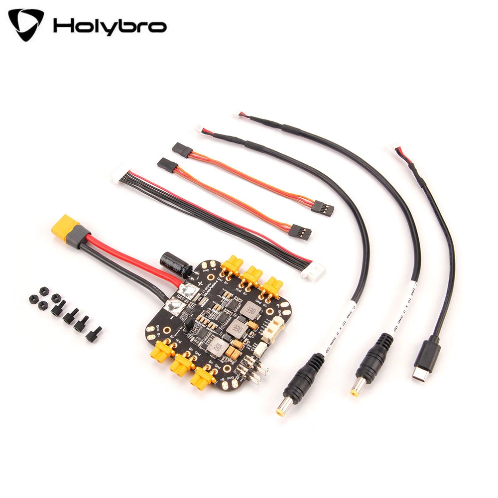 

Holybro PM03D Power Module Compatible to Flight Controller Uses I2C Power Monitor W/ XT-30/XT-60 Connectors for RC FPV Drone