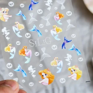 Verschiedene rote Fisch Koi Karpfen Meerjungfrau Chinesisches Glück 3d Selbstauto -Kleber der niedlichen DIY -Kunst -Ziehung 7 Hauptverkaufsaufkleber Karpfen Koi - №7