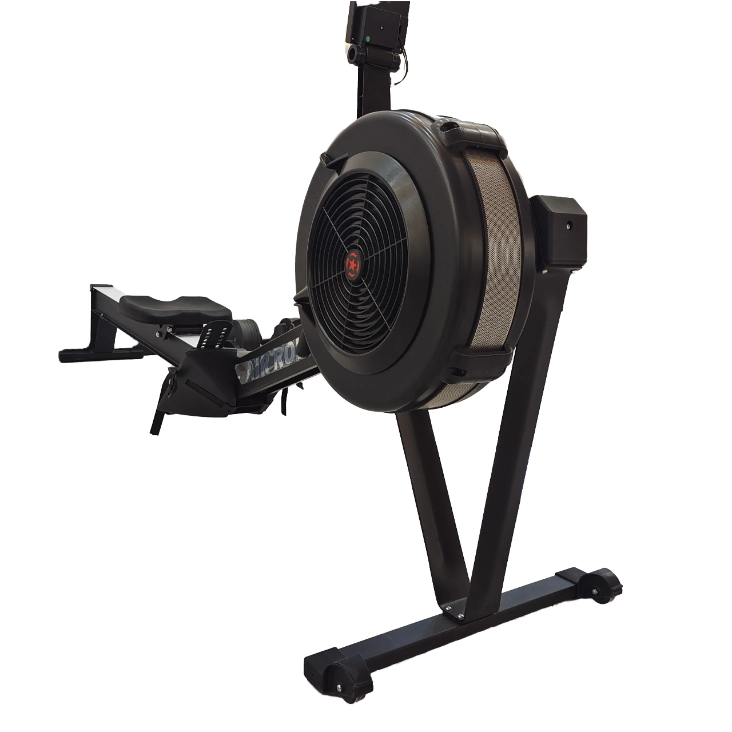 Kommerzielles Rudergerät in Profiqualität mit Luftwiderstand, Monitor, Eisenkonstruktion, Einstellbarem Widerstand, 150kg Maximale Benutzerlast