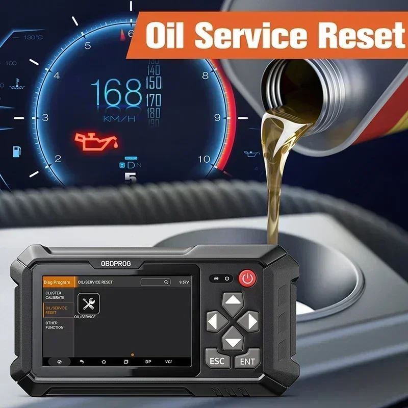 OBDPROG M500 Car Cluster Calibration Tools OBD2 Diagnose Oil Reset Instrument Adjustment Tool Code Reader Automotive Scanner