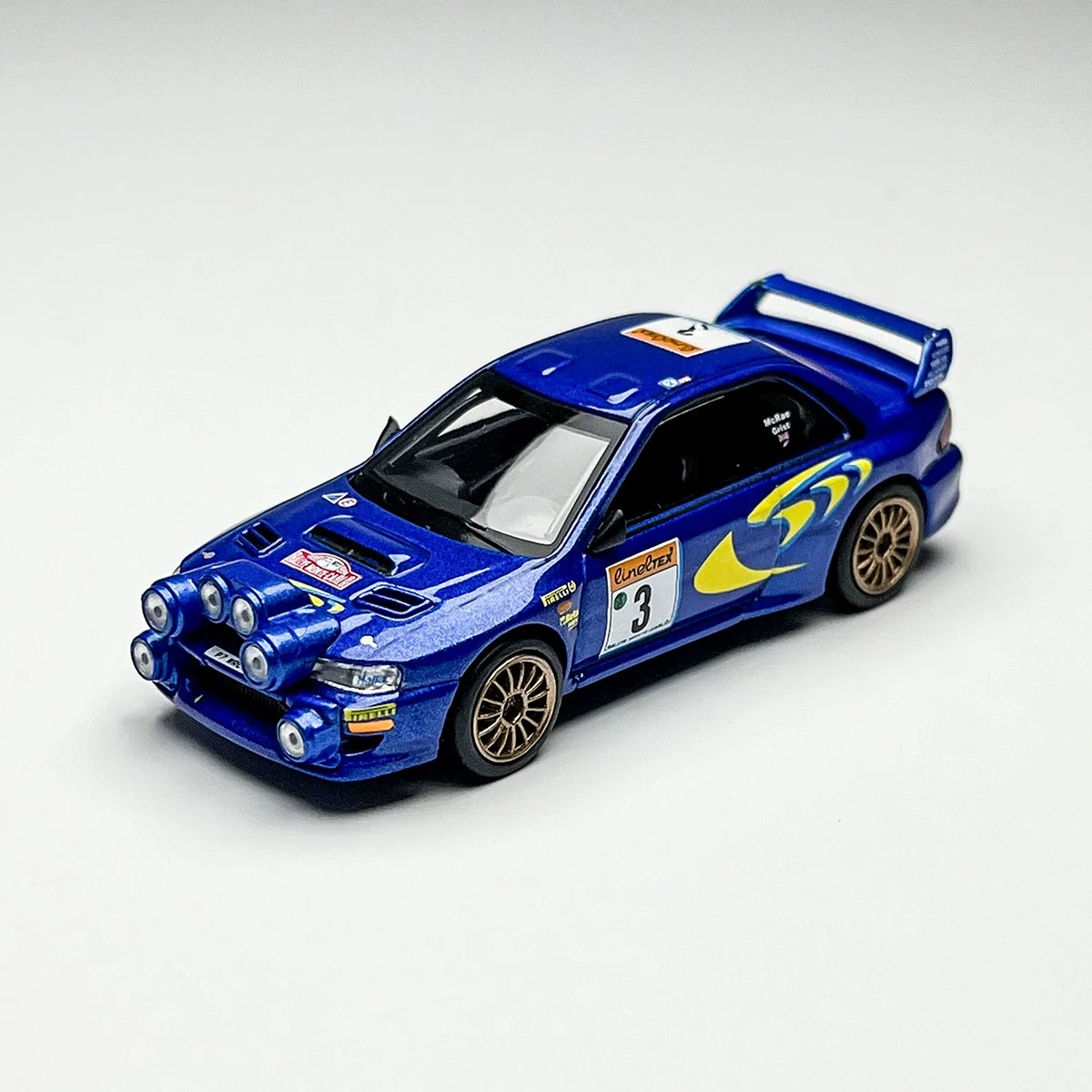 

MINIGT 1:64 Impreza WRC98 1998 Monte Carlo Rally car model