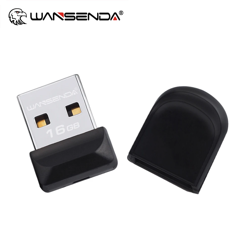 WANSENDA Super Mini USB Flash Drive Waterproof Pen Drive 8GB 16GB 32GB 64GB USB 2.0 Pendrive USB Memory Stick Thumbdrive