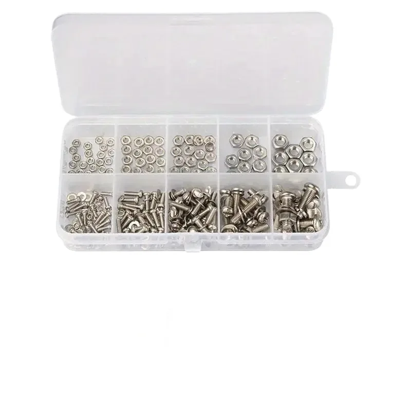 120pcs/320pcs flat washer set screw fastener accessories M2-M5 universal hardware kit for DIY projects and repairs