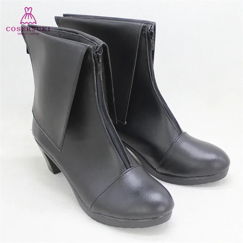 

CySteins Gate Makise Kurisu Cosplay Shoes Boots Professional Handmade Halloween Carnival Shoes