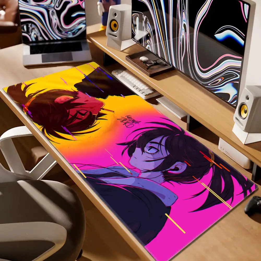 

Cool indie fighting adventure game Katana Zero Mouse Pad Non-Slip Rubber Edge locking mousepads Game Office play mats for notebo