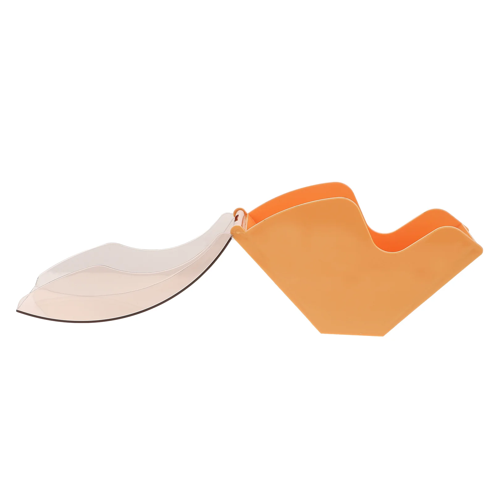 

1pc Plastic Storage Box for Coffee Filter Holder Cone Yellow Hand Brewer Dripper Stand Bracket Multi-purpose Container