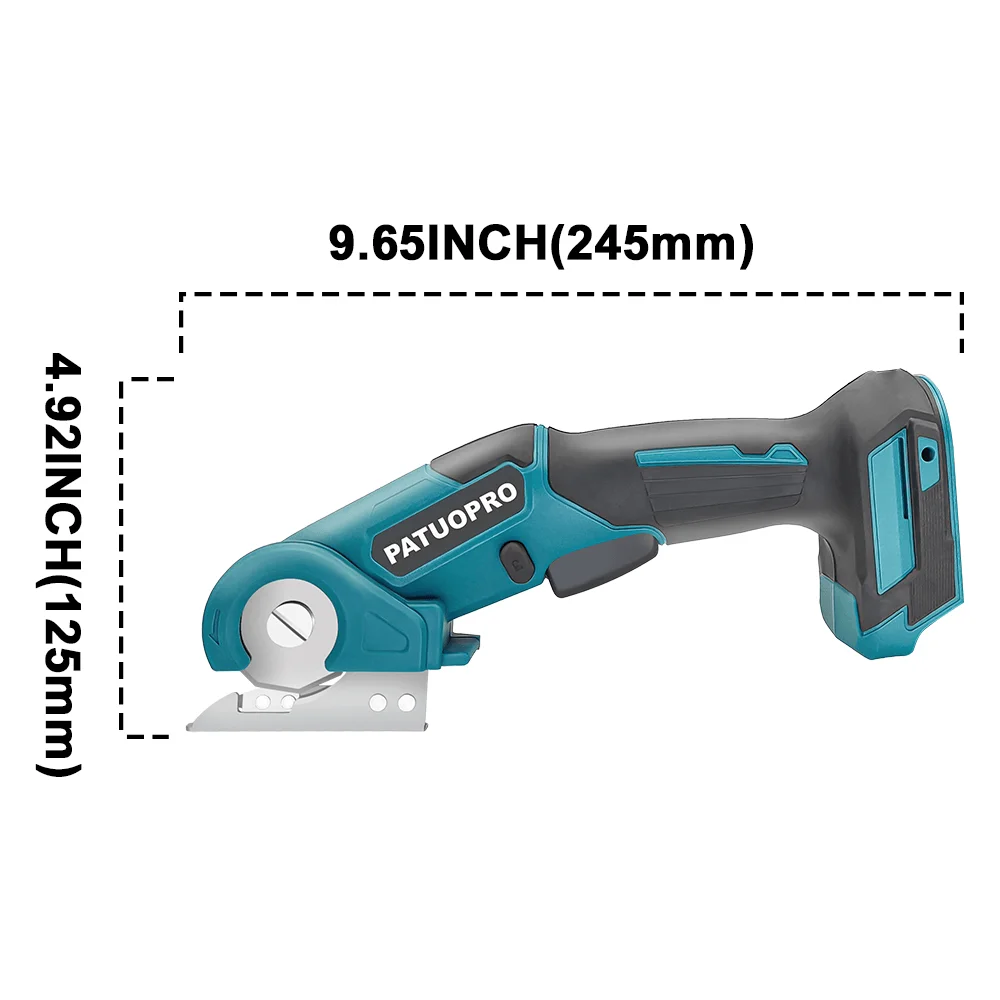 Cordless Carpet Scissors Handheld Multi Functional Pruner Round Knife Cutting Cloth Scissors For Makita 18V Battery(No Battery)