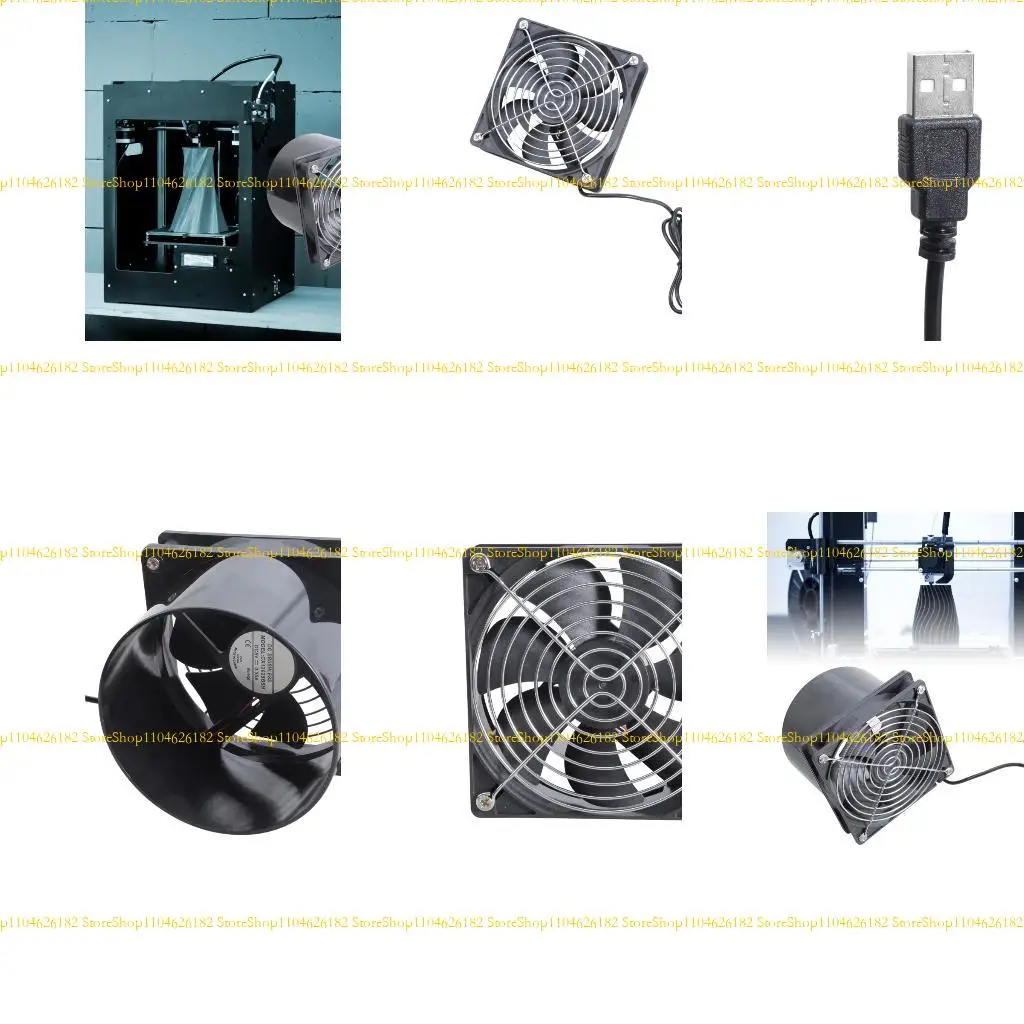 

Q2Q4 USB Powered 12cm выхлопные вентиляторы для 3D -корпусов