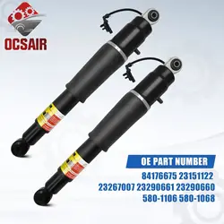 2pcs Rear Air Shock Absorber for Cadillac Escalade / Chevrolet Suburban Tahoe / GMC Yukon XL 1500 2015-2018 84176675 23151122