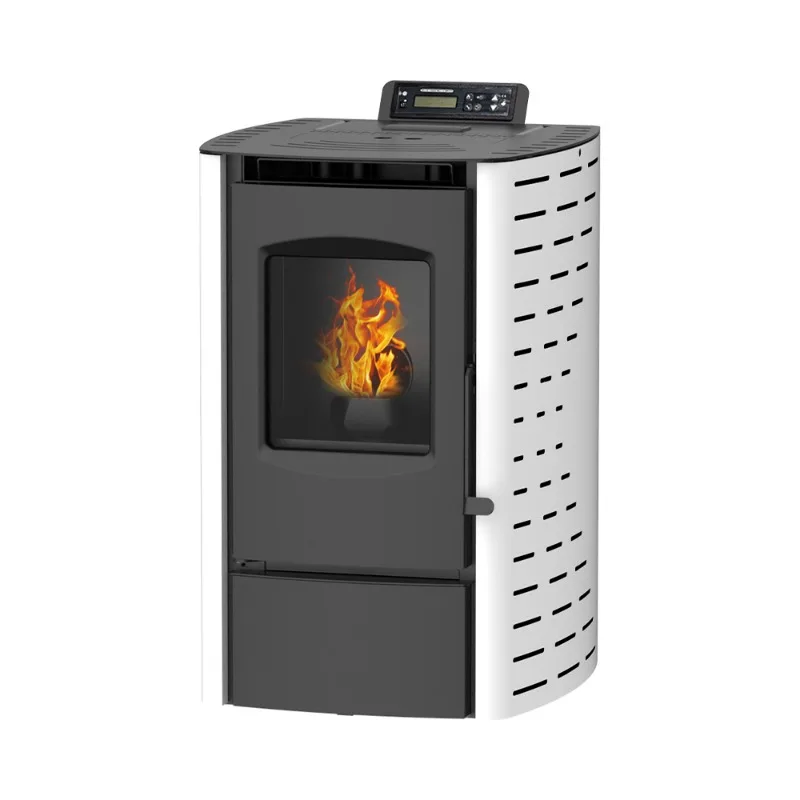 Modern 6kw Portable Wood Burning Pellet Stove European Design Iron & Steel For Indoor Use In Living Room Villa Hotel