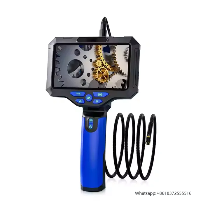 

daBRK-M4T28 High Definition Three-Camera Industrial Endoscope for Automotive Repair & Pipeline Inspection with Large LCD Screen