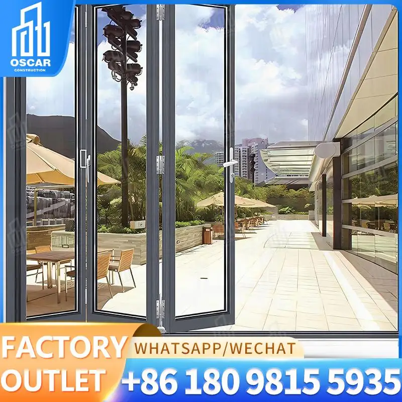 

Customizable UK Factory Bifold Door Ideal for Home and Office Spaces Innovative Functionality Bifold Door