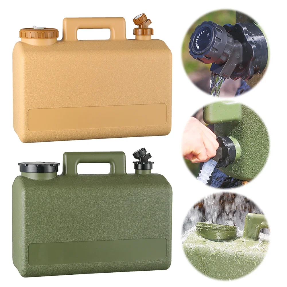 

20L Water Storage Container Leak-Proof Drinking Water Bucket Large Capacity Water Dispenser Carrier for Vehicle Car Camping