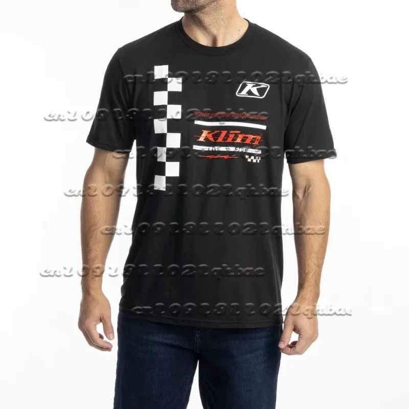 

Hot Selling New Klim Men's and Women's Motorcycle Racing Riding Clothes, Plus Size Breathable Quick Drying Sports Casual T-shirt