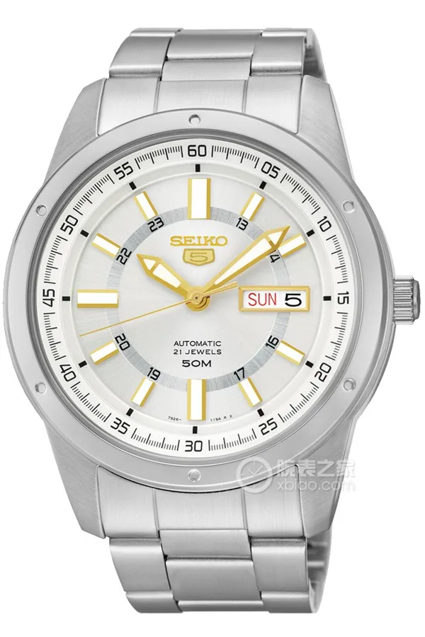 Seiko 5 orologio originale da uomo in acciaio inossidabile automatico meccanico impermeabile luminoso orologi per il tempo libero d'affari