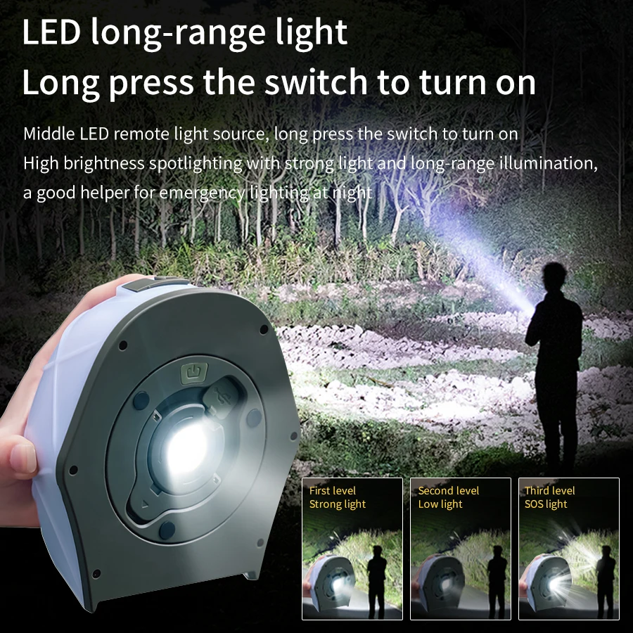 USB Charging LED Outdoor Camping Light 10M Colorful Tape Measure Light Portable Camping Tent Atmosphere Light Outdoor gadgets