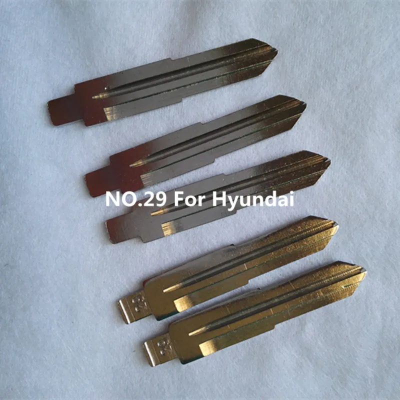 

20 шт. No 29 # Лезвие ключа от машины для Hyundai Sonata Santa fe, сменный складной дистанционный ключ, лезвие 29, #
