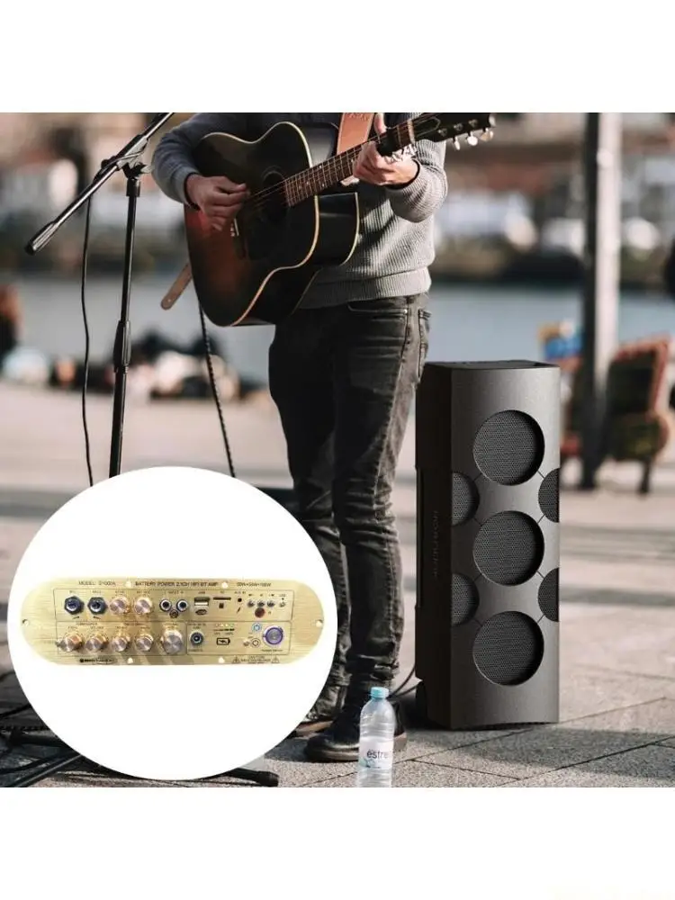 

M5TD 50W Heavy Basses Digital Amplifier Board for Car Audios Featuring Bluetooth-compatible Connectivity and Remotes Control